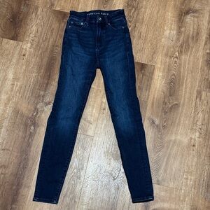American Eagle Outfitters Dark Indigo Skinny Jeans
